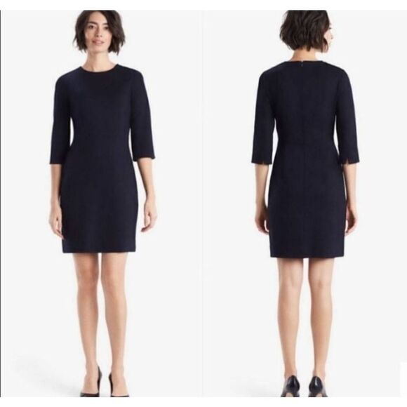 M.M.LaFleur Lena Ponte galaxy blue Dress sz 2 - Picture 1 of 4